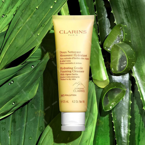 منظف رغوي لطيف مرطب للجنسين من كلارنس