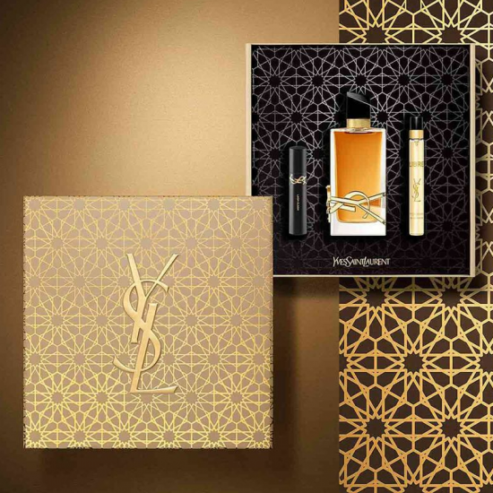 اف سان لوران مجموعة ليبر إنتنس (أو دو بافان 90مل+ أو دو بافان 10مل+ماسكارا لاش كلاش ميني)