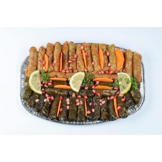 ورق عنب وملفوف وسط