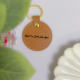 سلسة مفاتيح بشكل دائري من الجلد الصناعي المبطن لطيفة الحقائب اكسسوار عصري وضافية جاملة. 