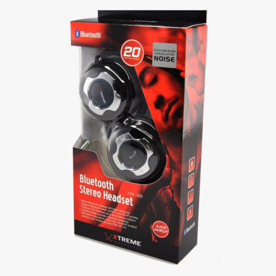 سماعة اكستريم XTM-1200 بلوتوث ستيريو- أسود
