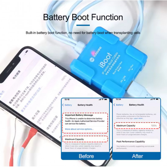  كيبل بور سبلاي أيفون iBoot A من SUNSHINE