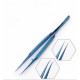 Hudefy 2 Piece Maintenance Tool of Titanium Alloy Tweezers Machine 0.15Mm Demagnetization of Sharp-Pointed Straight Bending Tweezers