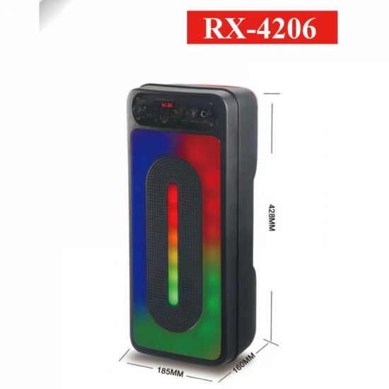 سبيكر متنقل مع مايكروفون RX-4206