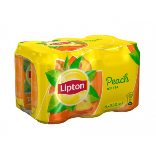 ليبتون خوخ ايس تي 6 علبة * 310 مل