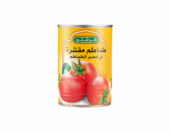 طماطم مقشرة في عصير طماطم 420 غ (فرشلي)