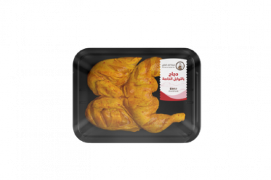 دجاج بالتوابل الخاصة (نصف حبة )