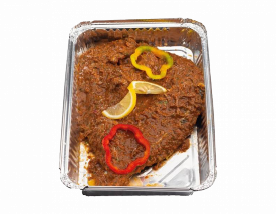 سمك عروس متبل - طبق
