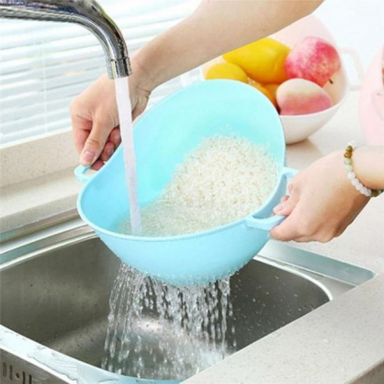 وعاء تصفية وتنظيف الأرز والحبوب والسلطة والفواكه