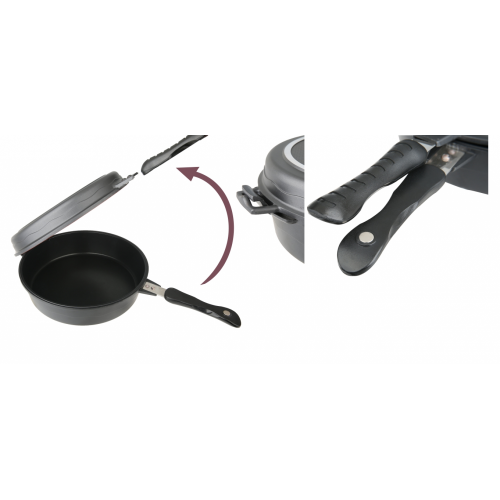 مقلاة طبخ دائري مزدوجة مقاس 28 مقلاة طبخ دائري مزدوجة مقاس 28