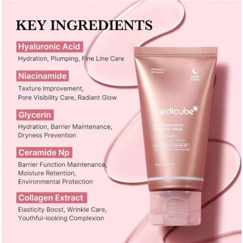 ماسك النوم بالكولاجين ماسك النوم بالكولاجين