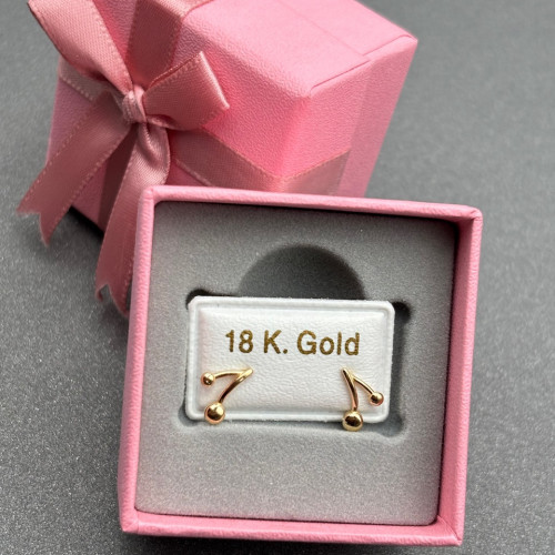 حلق طبي ذهب عيار18