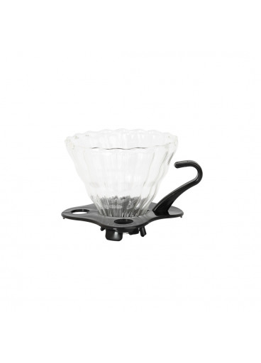 مقطر قهوة V60 زجاجي ، وسط