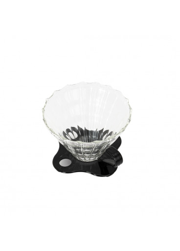 مقطر قهوة V60 زجاجي ، كبير