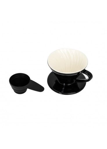 مقطر قهوة V60 زجاجي ، متوسط