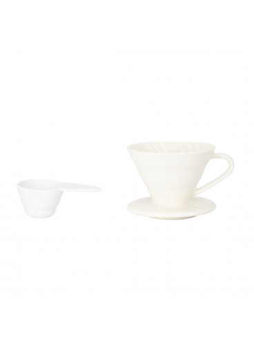 مقطر قهوة V60 زجاجي ، متوسط