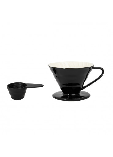 مقطر قهوة V60 زجاجي ، كبير