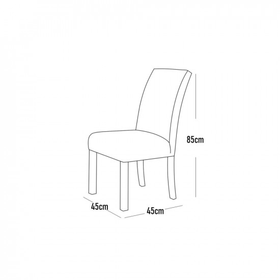 طاولة طعام خشب مع أرجل معدنية 6 كرسي بني