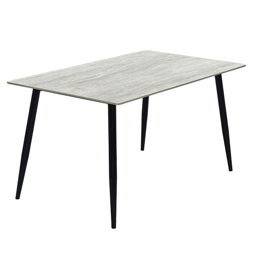 طاولة طعام مفردة خشب رمادي 80×140 سم طاولة طعام مفردة خشب رمادي 80×140 سم