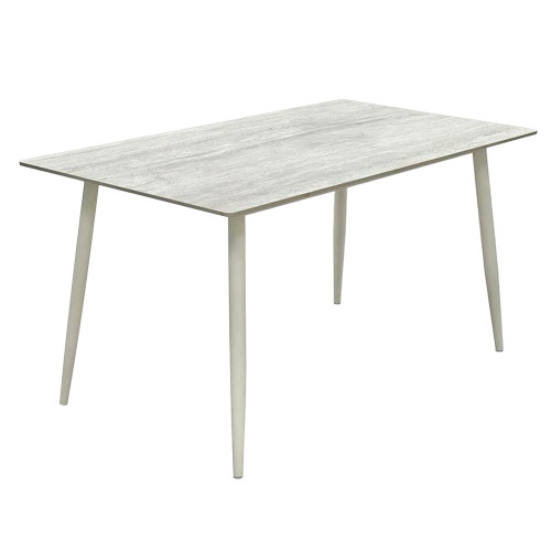 طاولة طعام مفرد خشبية رمادي 80×140 سم طاولة طعام مفرد خشبية رمادي 80×140 سم