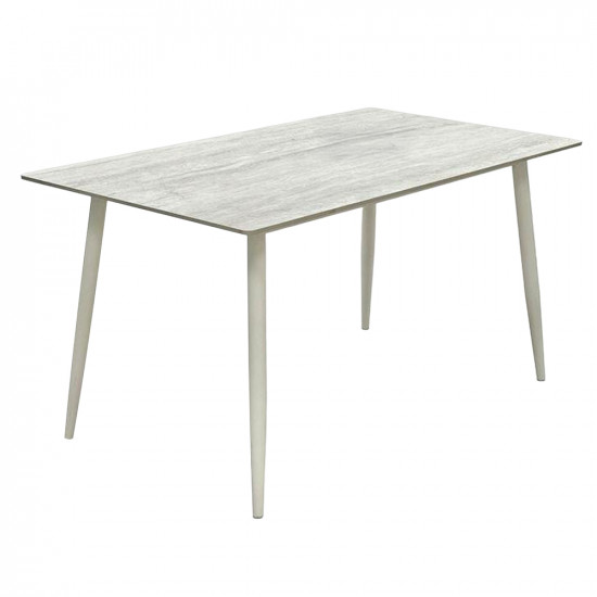 طاولة طعام مفرد خشبية رمادي 80×140 سم طاولة طعام مفرد خشبية رمادي 80×140 سم