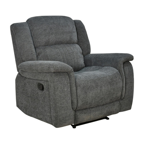 كرسي استرخاء ثابت قماش رمادي غامق كرسي استرخاء ثابت قماش رمادي غامق