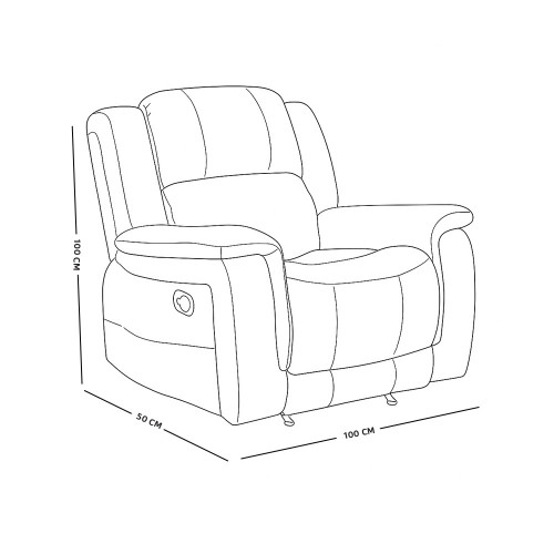 ينظف كرسي استرخاء فاخر ثابت قماش بيج ينظف كرسي استرخاء فاخر ثابت قماش بيج