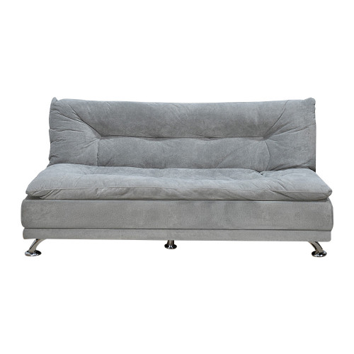 كنبة قابلة للتعديل إلى سرير رمادي