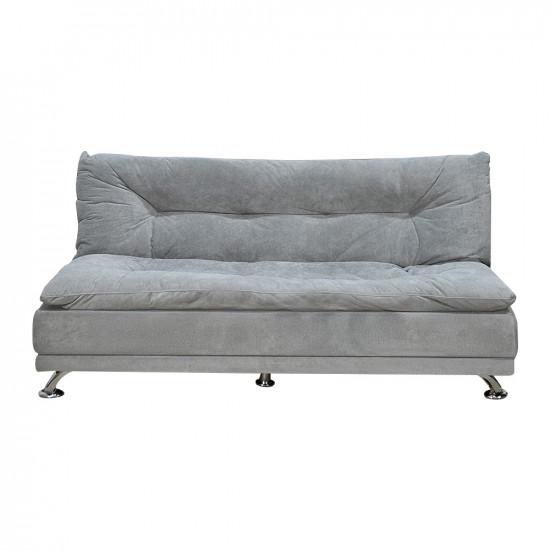 كنبة قابلة للتعديل إلى سرير رمادي