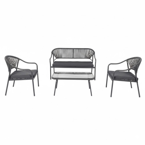 طقم كنب 3 قطع مع طاولة بسطح زجاجي طقم كنب 3 قطع مع طاولة بسطح زجاجي