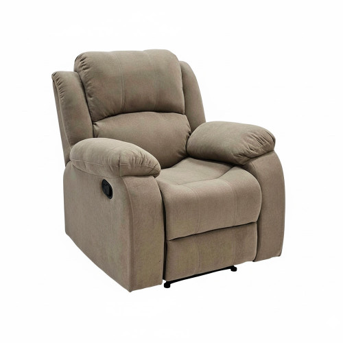 كرسي استرخاء ثابت قماش كافيه كرسي استرخاء ثابت قماش كافيه