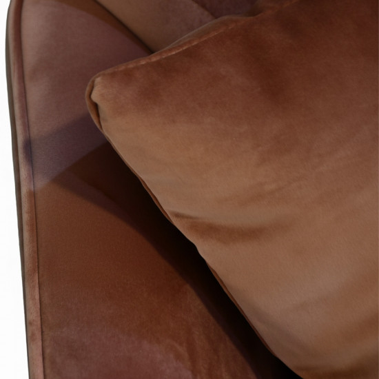 كنبة مودرن مخمل 3 مقاعد هافان