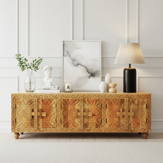 وحدة تلفزيون خشب عصرية 200 سم وحدة تلفزيون خشب عصرية 200 سم