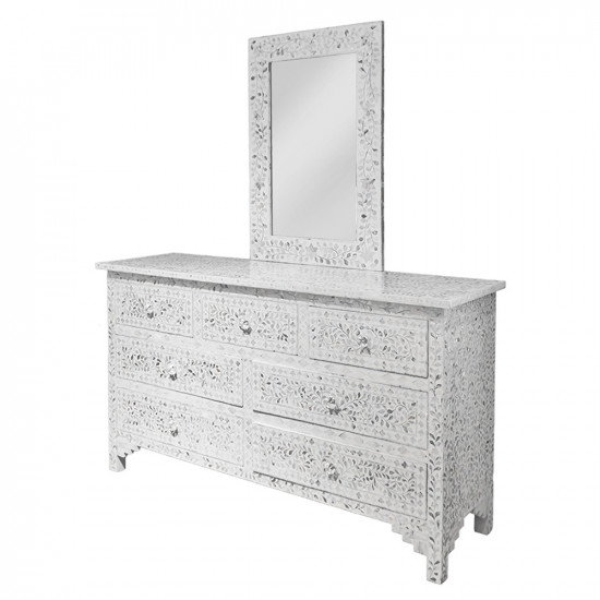 مدخل ملكي خشبي 7 أدراج مع مرآة مدخل ملكي خشبي 7 أدراج مع مرآة