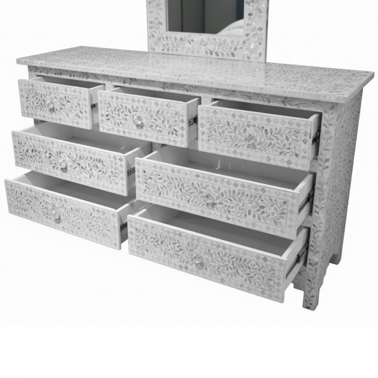 مدخل ملكي خشبي 7 أدراج مع مرآة مدخل ملكي خشبي 7 أدراج مع مرآة