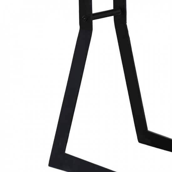 طاولة قهوة جانبية خشب بأرجل معدنية طاولة قهوة جانبية خشب بأرجل معدنية