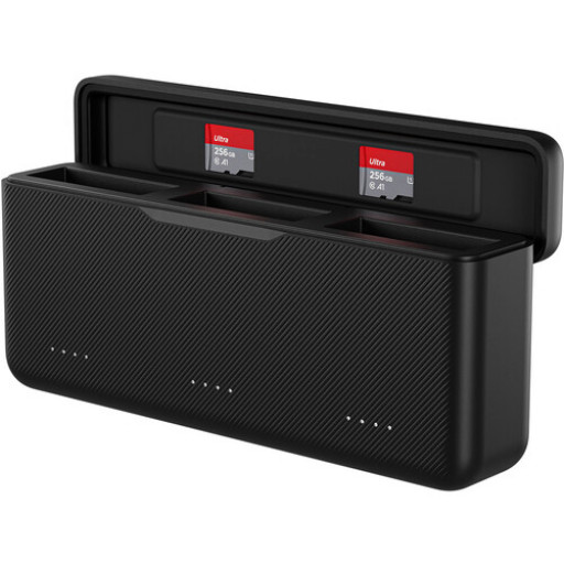 TELESIN 3-Slot Battery Charger for DJI Osmo 360/Action 3/4/5 Pro/6