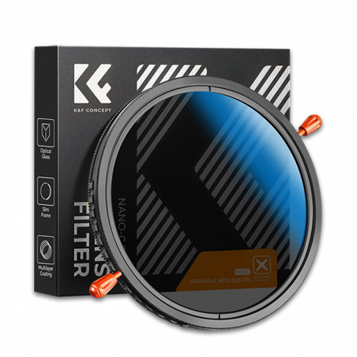 K&F Concept Nano-C Variable ND2-32&CPL HMC Filter 52mm